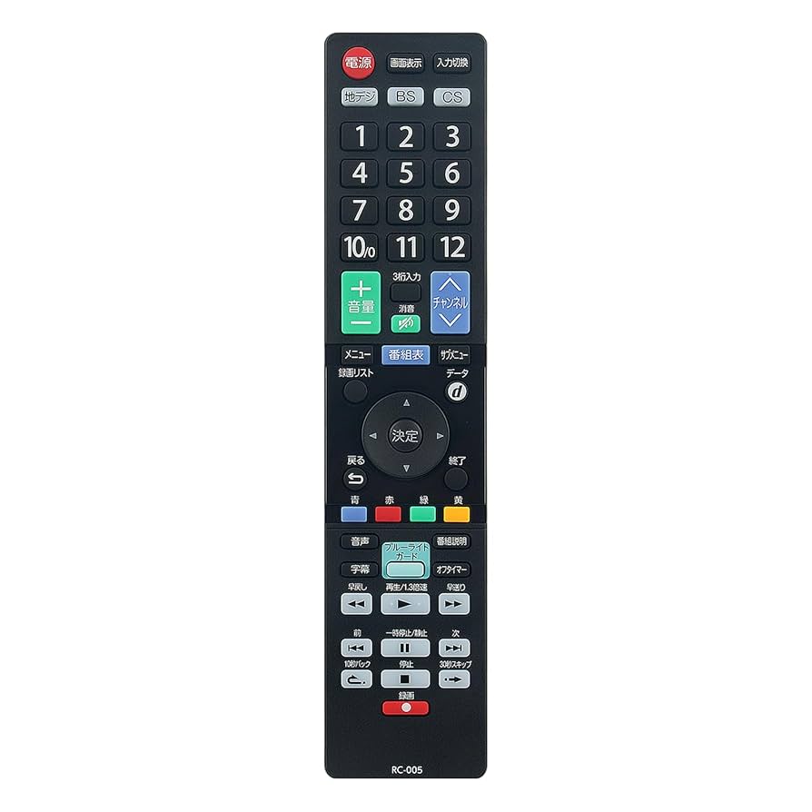 Amazon | AULCMEET 代替品 テレビリモコンRC-005 SL-001 SL-002